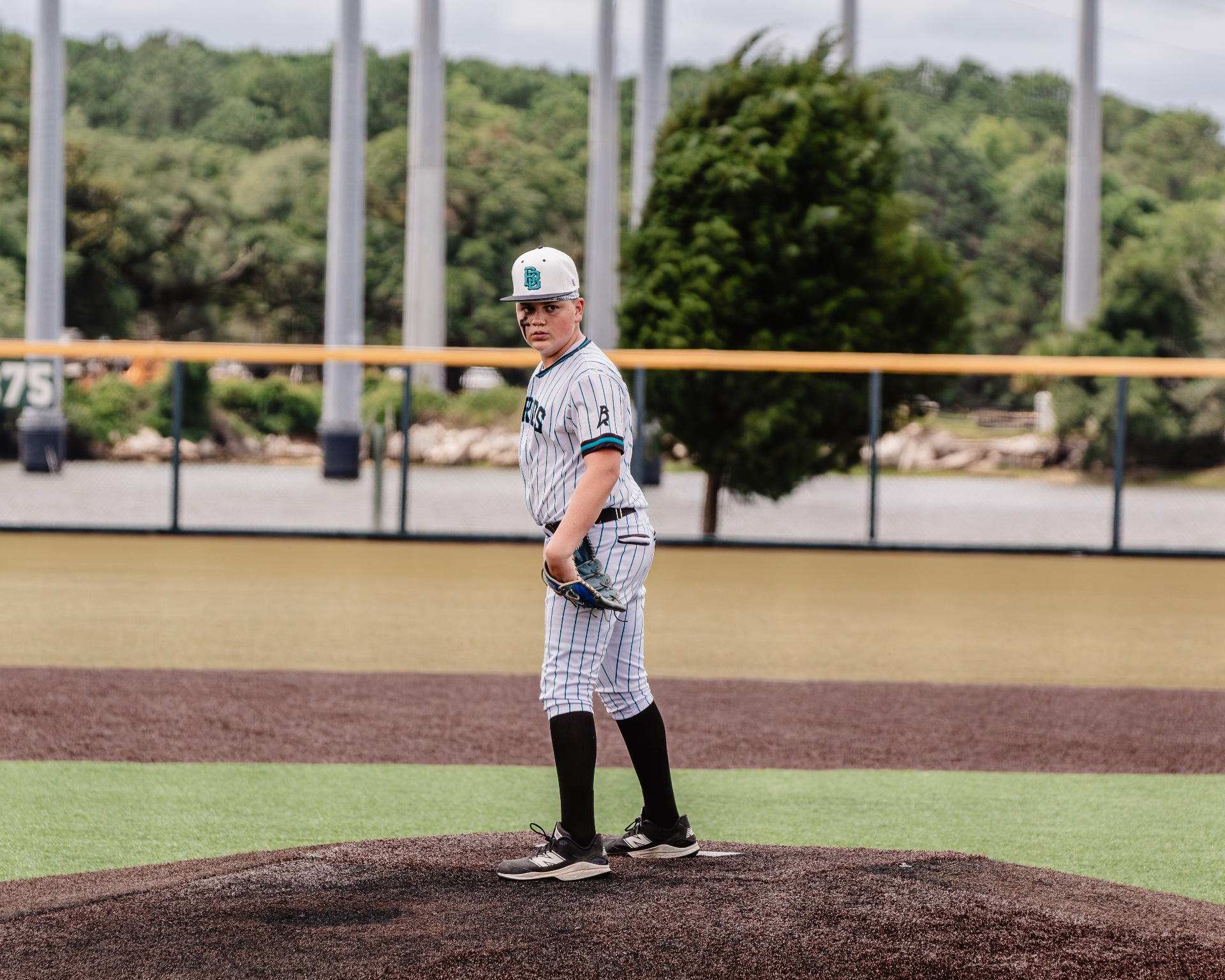 G locked in and ready to dominate the at bat.  One goal, one mission — that's Blackbird baseball.